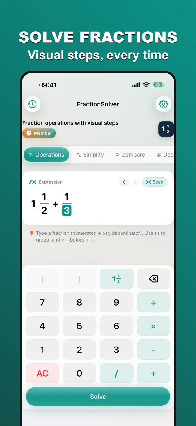 FractionSolver