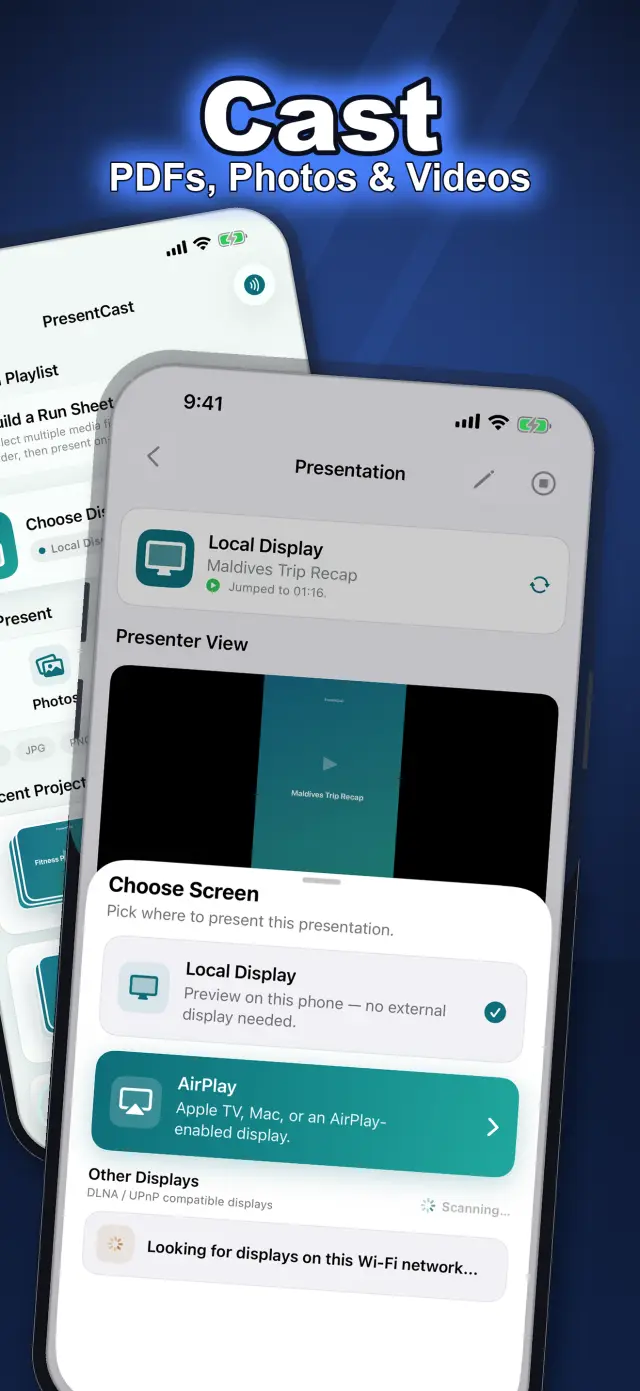 PresentCast — screenshot 1