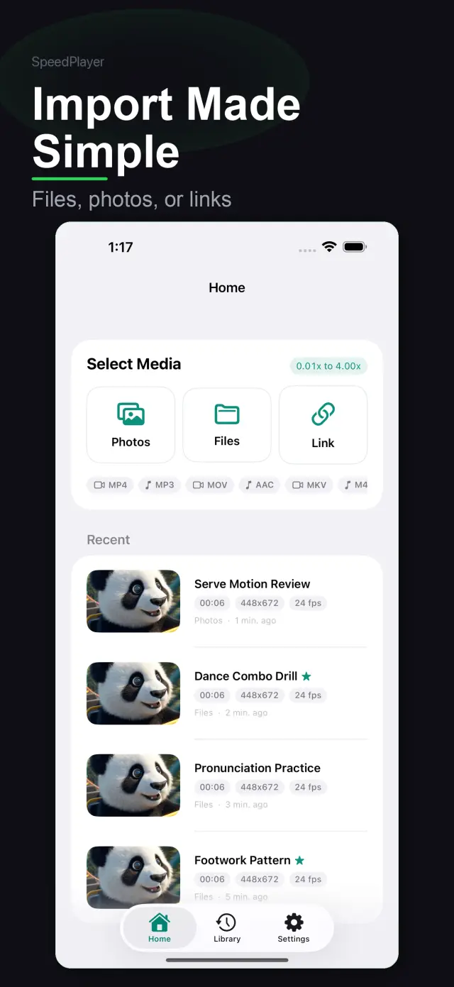 SpeedPlayer — screenshot 3